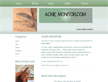 Tablet Screenshot of ackiemonitor.com